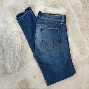 rag & bone High Waist Ankle Skinny Jeans In Clean Lily Dale Size 26